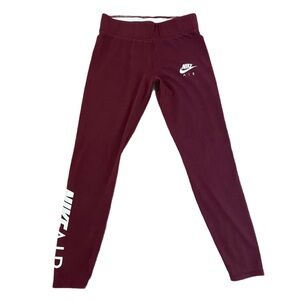 Nike Air Burgundy Track Pants Size M